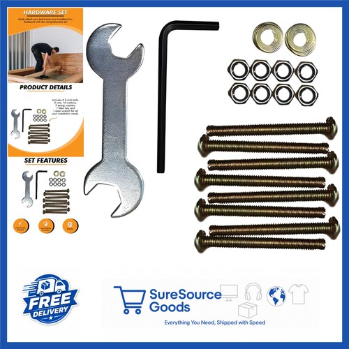 Pcs bed frame hardware set - pcs,