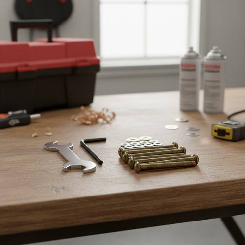 Bed frame hardware set - hardware,